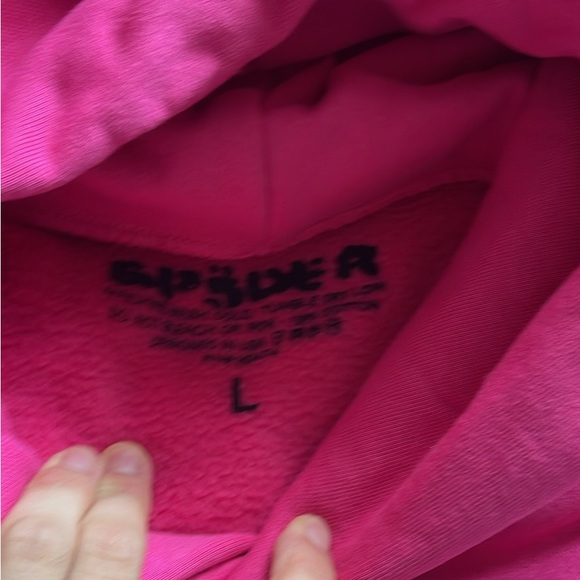 Sp5der Hoodie V1 pink - Picture 2 of 2